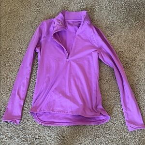 Magenta pink under armour quarter zip jacket size medium